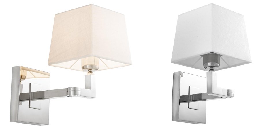 Бра Eichholtz Wall Lamp Cambell Nickel Бра Eichholtz Wall Lamp Cambell Nickel - Loft-Concept в Орле
