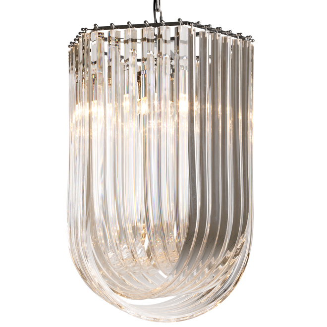 Люстра Chandelier Caserta Прозрачный (Transparent) Никель Люстра Chandelier Caserta Прозрачный (Transparent) Никель в Орле | Loft Concept