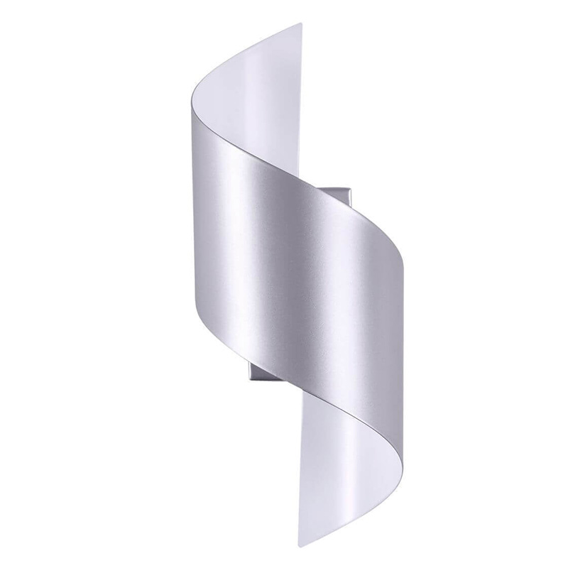 Бра Silver Locken Wall Lamp Серебряный Бра Silver Locken Wall Lamp Серебряный в Орле | Loft Concept