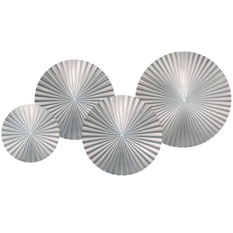 Арт-объект Apollo Silver Wall Plaque Disc 4 Серебряный Арт-объект Apollo Silver Wall Plaque Disc 4 Серебряный в Орле | Loft Concept