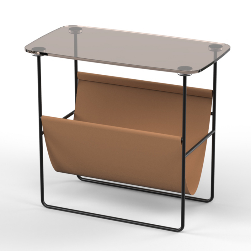 Стол Convenience Table Черный Прозрачный черный Терракотовый Стол Convenience Table Черный Прозрачный черный Терракотовый в Орле | Loft Concept