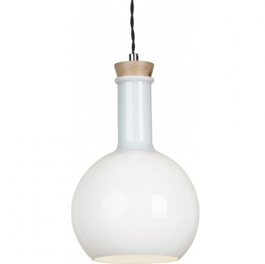 Подвесной светильник Glass Bottle Light 3 Белый Подвесной светильник Glass Bottle Light 3 Белый в Орле | Loft Concept