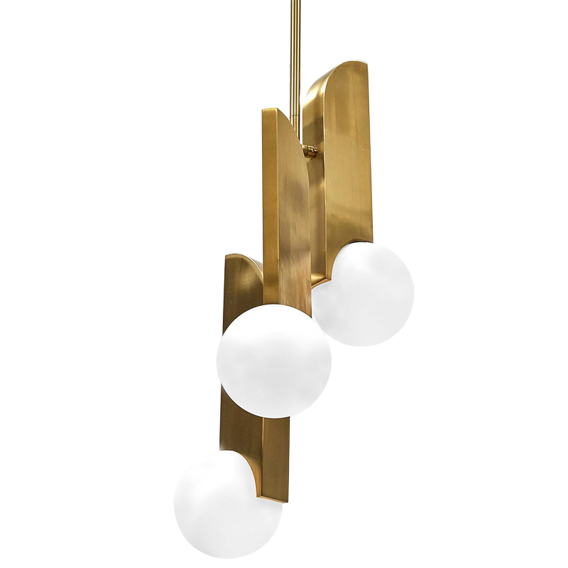 Подвесной светильник Harvir Hanging Lamp Золотой Белый Подвесной светильник Harvir Hanging Lamp Золотой Белый в Орле | Loft Concept