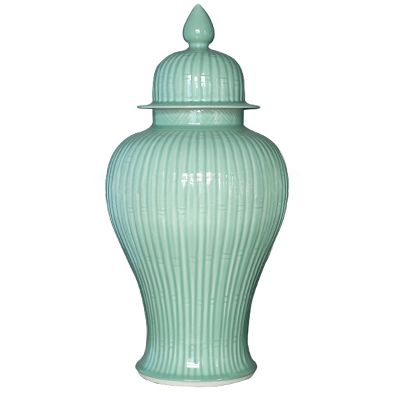 Ваза с крышкой Fresh Mint Vase Бирюзовый Ваза с крышкой Fresh Mint Vase Бирюзовый в Орле | Loft Concept