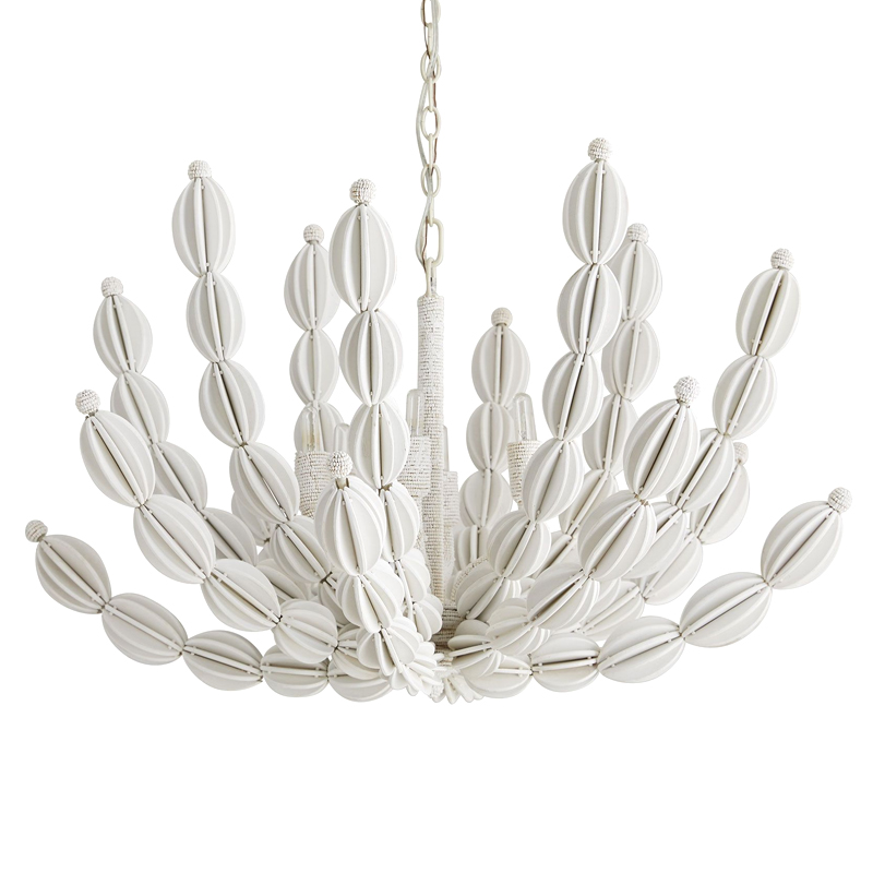 Люстра Arteriors INDI CHANDELIER Белый в Орле | Loft Concept 