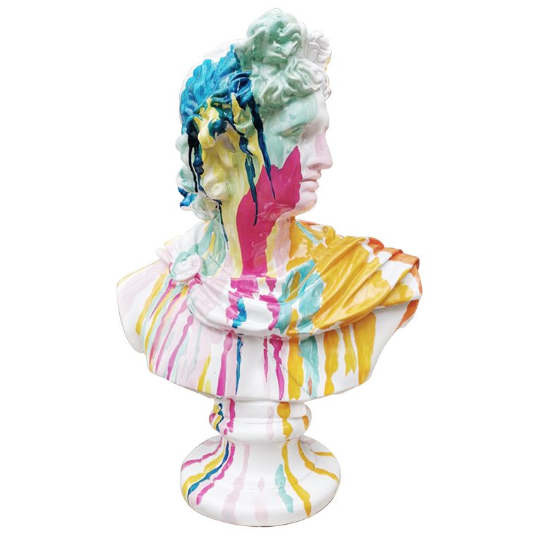 Статуэтка Bust Bright Spots Мульти Белый Статуэтка Bust Bright Spots Мульти Белый в Орле | Loft Concept