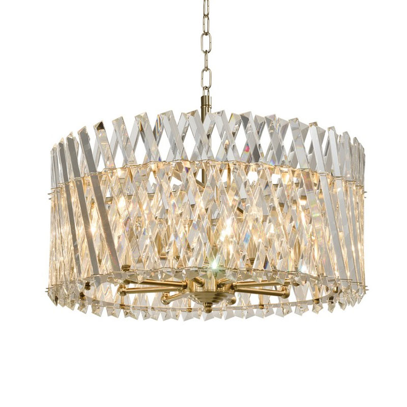 Люстра Durable Crystal Gold с Хрусталем Золотой Люстра Durable Crystal Gold с Хрусталем Золотой в Орле | Loft Concept