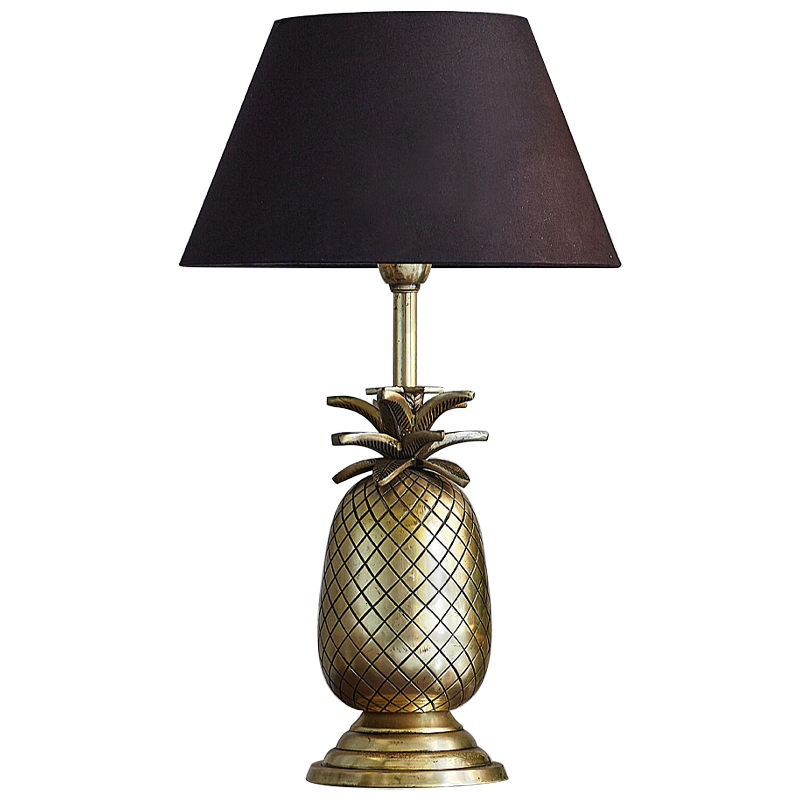 Настольная лампа Pineapple Lampshade Table Lamp Черный Латунь Настольная лампа Pineapple Lampshade Table Lamp Черный Латунь в Орле | Loft Concept