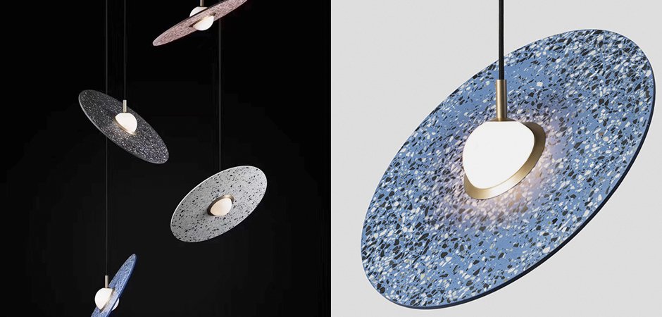 Подвесной светильник Stone Disc Haning Pendant Подвесной светильник Stone Disc Haning Pendant - Loft-Concept в Орле