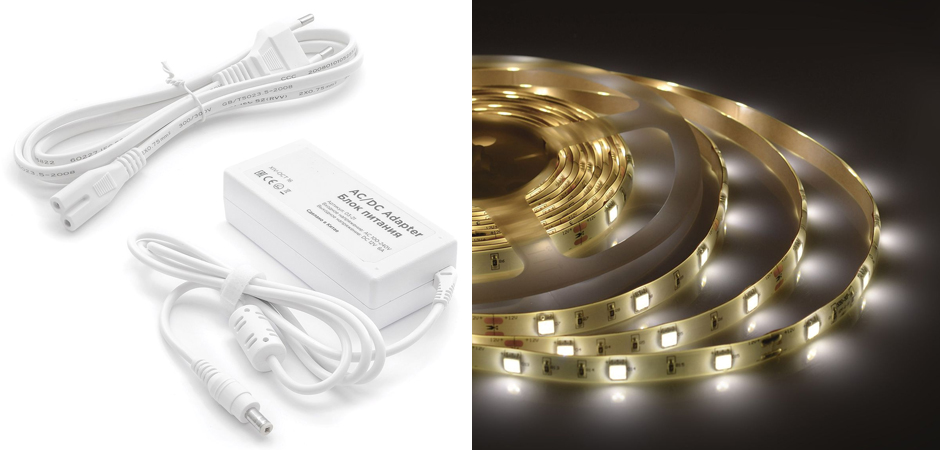Комплект светодиодной ленты 7,2W/m 30LED/m 5050SMD 5M Комплект светодиодной ленты 7,2W/m 30LED/m 5050SMD 5M - Loft-Concept в Орле