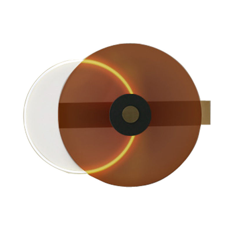 Бра Space Disk Wall lamp Янтарь (Amber) Прозрачный Черный Бра Space Disk Wall lamp Янтарь (Amber) Прозрачный Черный в Орле | Loft Concept