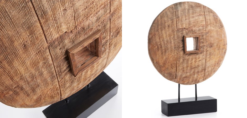 Колесо на подставке Wooden Wheel Колесо на подставке Wooden Wheel - Loft-Concept в Орле