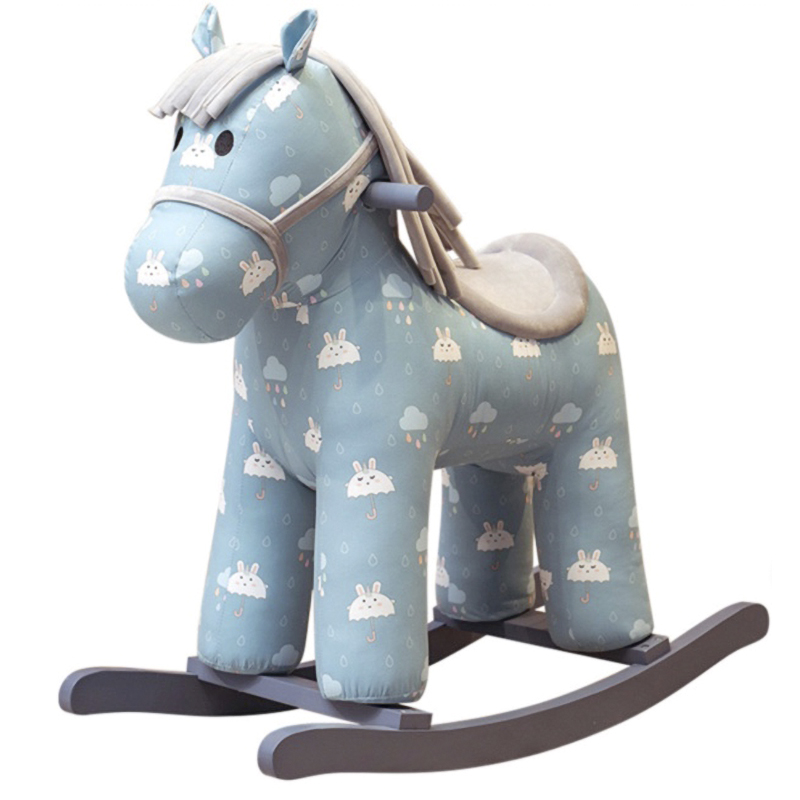Лошадка-качалка голубая Theodore Pony Голубой Лошадка-качалка голубая Theodore Pony Голубой в Орле | Loft Concept