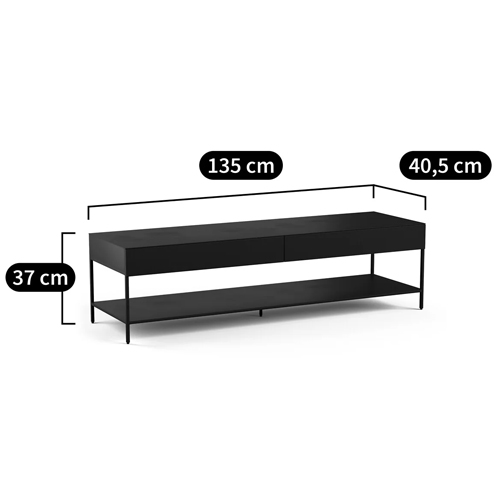 ТВ-тумба из металла с 2-мя ящиками Kelsey Metal TV Stand ТВ-тумба из металла с 2-мя ящиками Kelsey Metal TV Stand в Орле