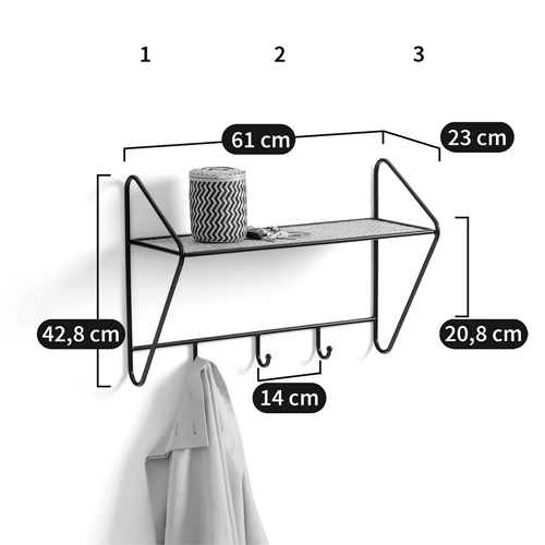 Настенная вешалка с полкой из ротанга Bourn Shelf-hanger Настенная вешалка с полкой из ротанга Bourn Shelf-hanger в Орле