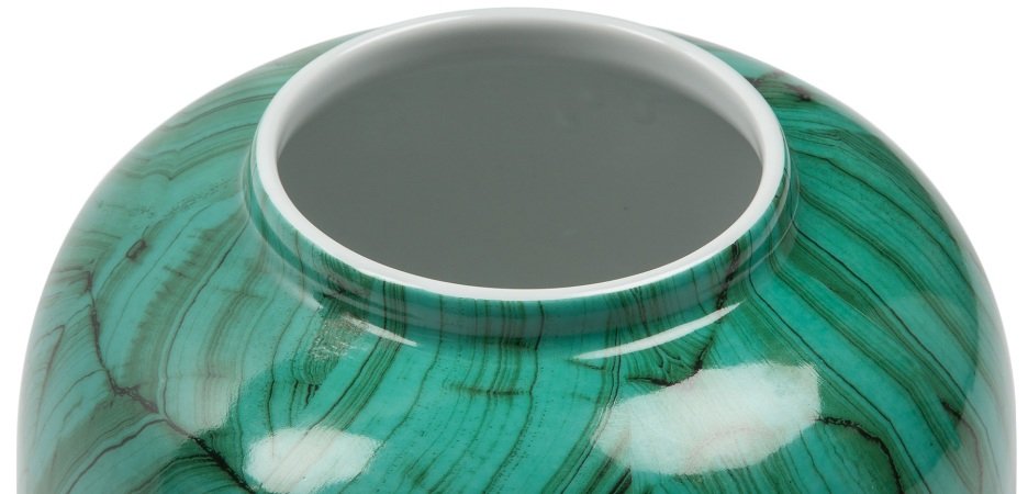 Ваза Malachite Vase Low Ваза Malachite Vase Low - Loft-Concept в Орле