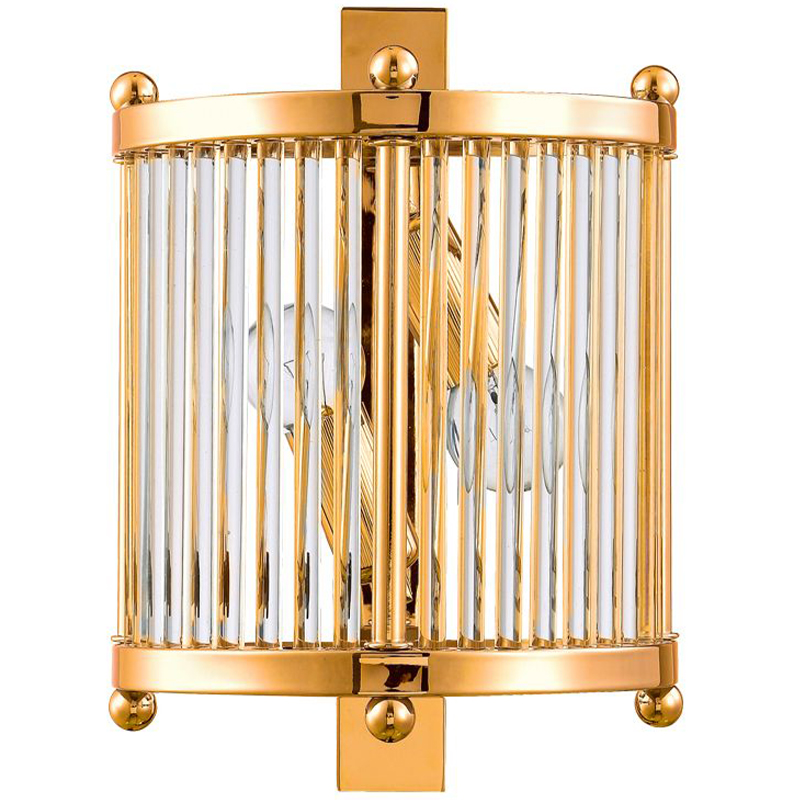 Бра Gorden Gold Sconce Золотой Прозрачное Стекло Бра Gorden Gold Sconce Золотой Прозрачное Стекло в Орле | Loft Concept