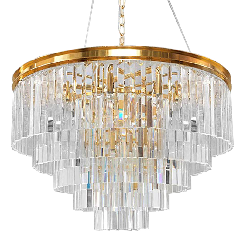 Люстра RH Odeon Chandelier Five Gold 80 Прозрачное Стекло Золотой Люстра RH Odeon Chandelier Five Gold 80 Прозрачное Стекло Золотой в Орле | Loft Concept