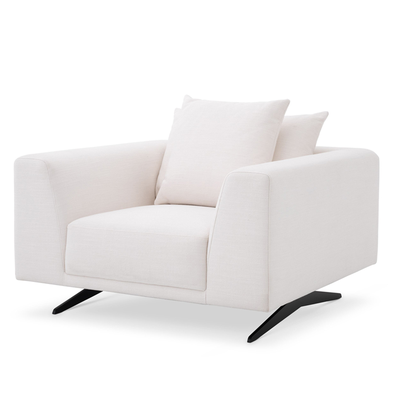 Кресло Eichholtz Chair Endless white Белый Темная бронза в Орле | Loft Concept 