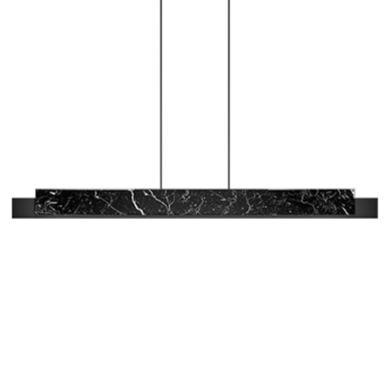 Люстра Leonce Marble Linear Chandelier Черный Черный Мрамор Nero Люстра Leonce Marble Linear Chandelier Черный Черный Мрамор Nero в Орле | Loft Concept