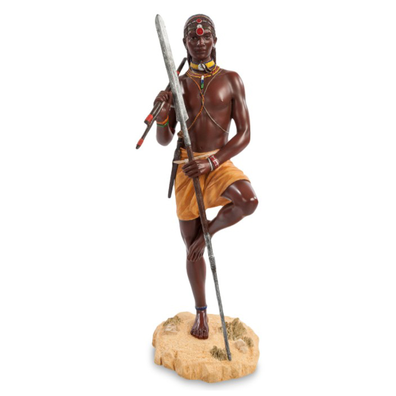 Статуэтка Tribal warrior Masai Коричневый Мульти Статуэтка Tribal warrior Masai Коричневый Мульти в Орле | Loft Concept