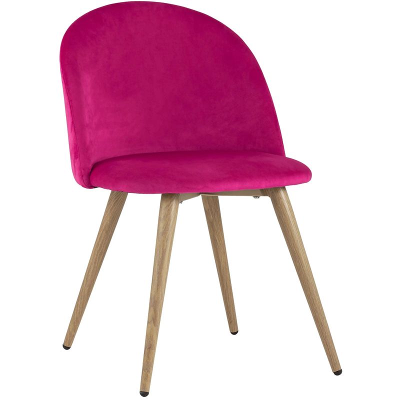 Стул Miruna Chair II Велюр Фуксия Фуксия Древесина Стул Miruna Chair II Велюр Фуксия Фуксия Древесина в Орле | Loft Concept