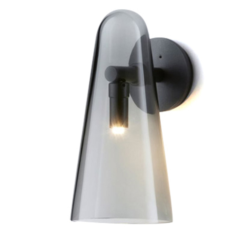 Бра Domi Sconce Smoky Черный Стекло Смок Бра Domi Sconce Smoky Черный Стекло Смок в Орле | Loft Concept