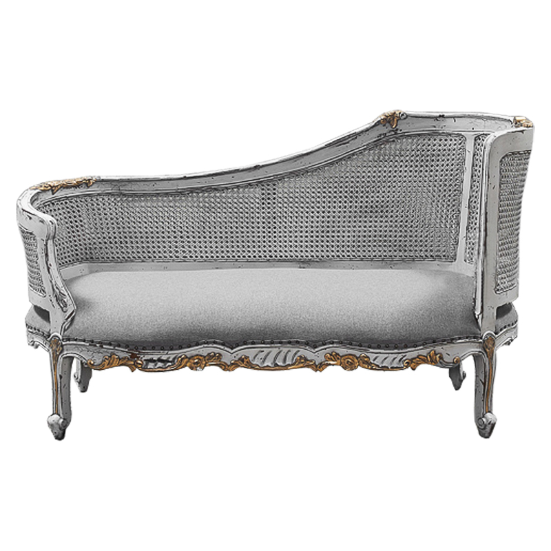 Кушетка Maria Antoinette Side Sofa Gray Серый в Орле | Loft Concept 