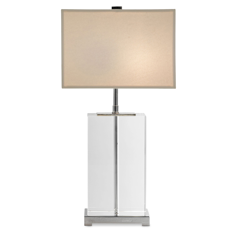 Настольная лампа Eichholtz Table Lamp Bridgefield Прозрачный Белый Настольная лампа Eichholtz Table Lamp Bridgefield Прозрачный Белый в Орле | Loft Concept