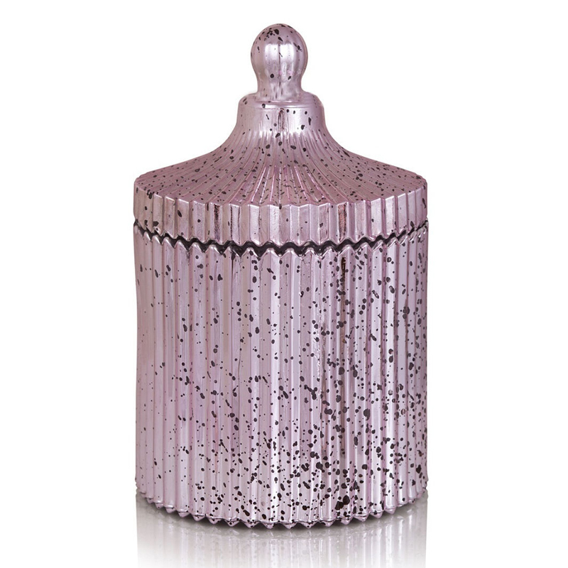 Ваза Glass Vessel With Lid розовая Розовый Ваза Glass Vessel With Lid розовая Розовый в Орле | Loft Concept
