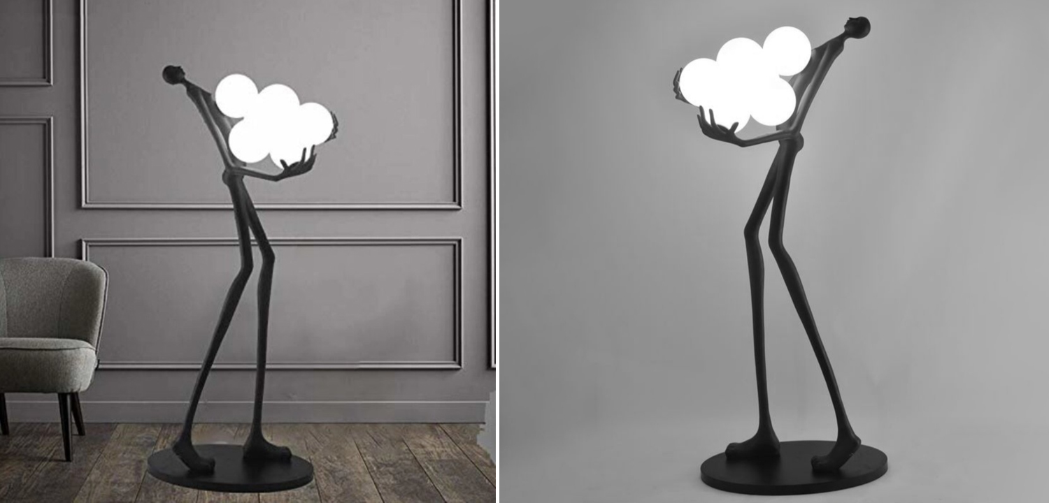 Торшер Man carries light Six Balls - фото