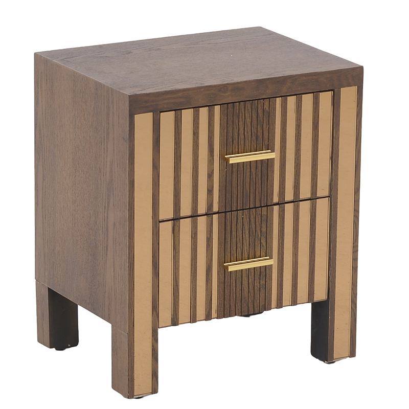 Тумба Aldin Nightstand Золотой Коричневый Тумба Aldin Nightstand Золотой Коричневый в Орле | Loft Concept