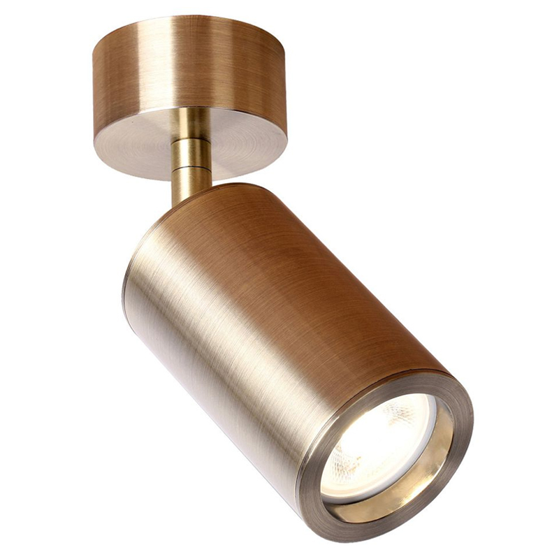 Накладной поворотный спот Modern Spot Brass Латунь Накладной поворотный спот Modern Spot Brass Латунь в Орле | Loft Concept