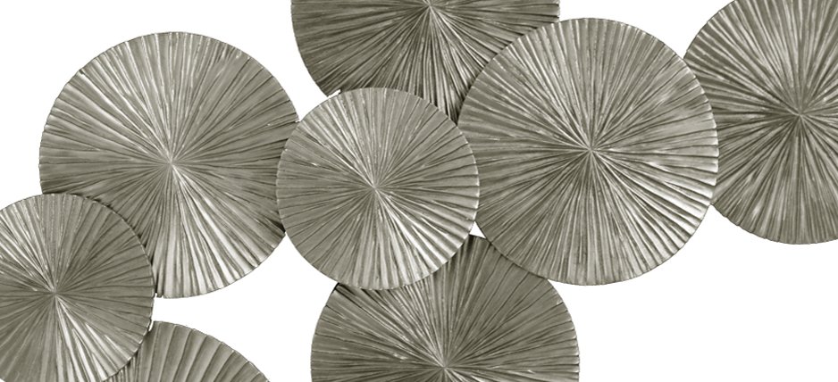 Арт-объект Apollo Silver Wall Plaque Disc Арт-объект Apollo Silver Wall Plaque Disc - Loft-Concept в Орле