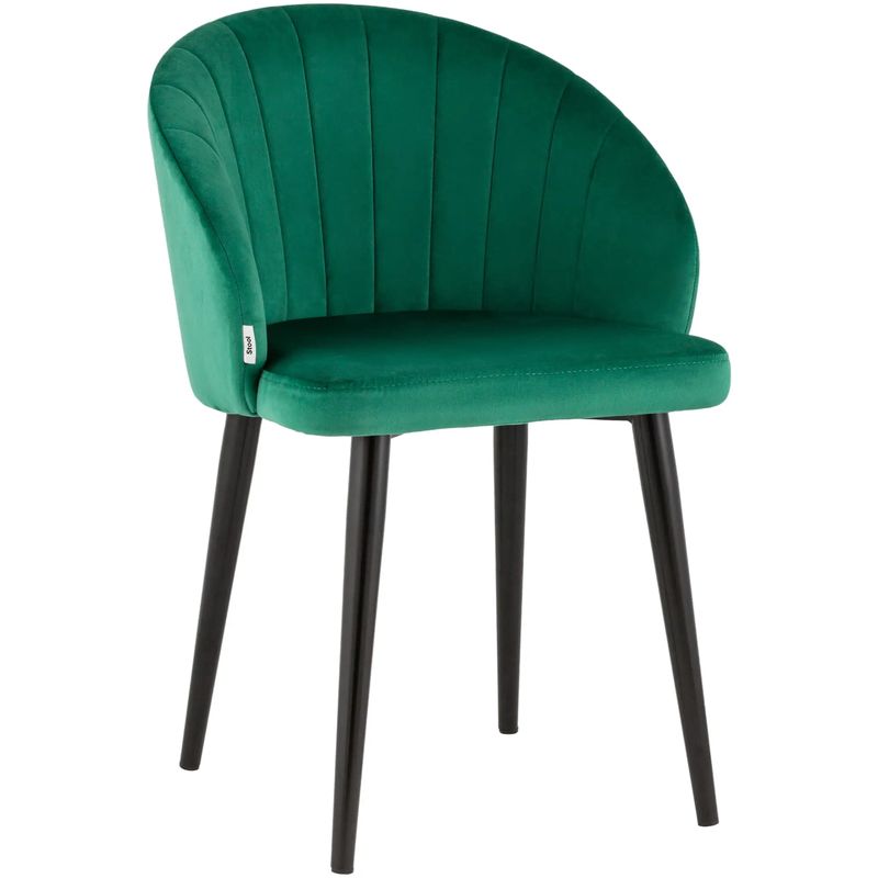 Стул Balsari Chair Изумрудно-Зеленый Велюр Изумрудный Черный Стул Balsari Chair Изумрудно-Зеленый Велюр Изумрудный Черный в Орле | Loft Concept