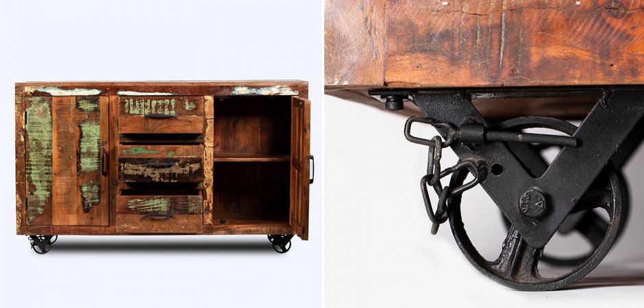 Комод Antique Wood Light - фото №1