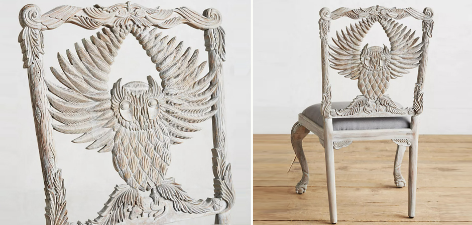 Стул Handcarved Menagerie Owl Dining Chair Стул Handcarved Menagerie Owl Dining Chair - Loft-Concept в Орле
