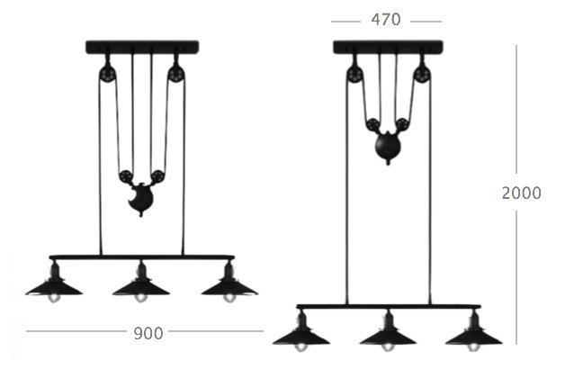 Люстра Loft Cone Pendant Balance Line 3 Люстра Loft Cone Pendant Balance Line 3 в Орле