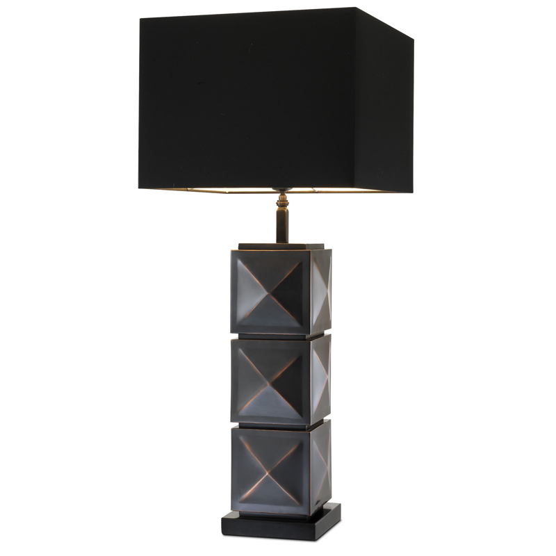 Настольная лампа Eichholtz Table Lamp Carlo Темная бронза Черный Настольная лампа Eichholtz Table Lamp Carlo Темная бронза Черный в Орле | Loft Concept
