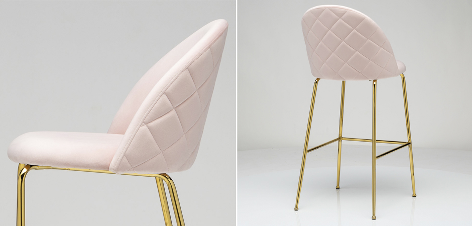 Барный стул Vendramin Bar Stool pink Барный стул Vendramin Bar Stool pink - Loft-Concept в Орле