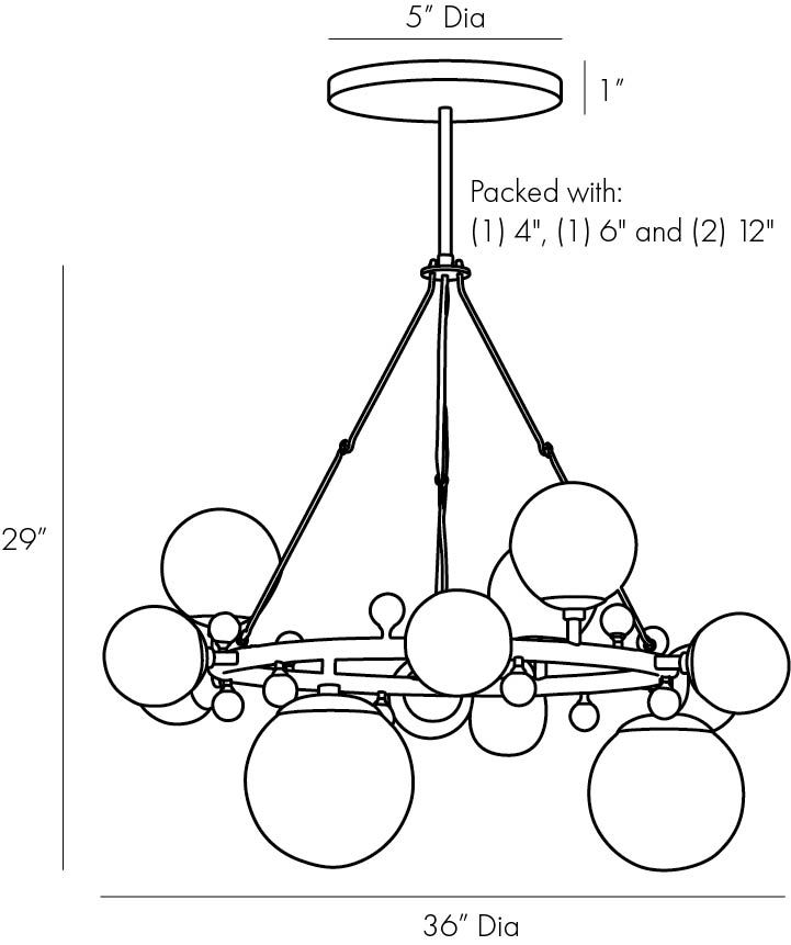 Люстра Arteriors TROON ROUND CHANDELIER Люстра Arteriors TROON ROUND CHANDELIER в Орле
