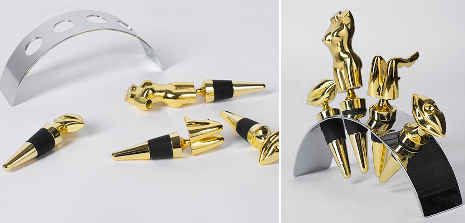 Набор пробок для бутылок ACOLYTE WINE STOPPER - Loft-Concept в Орле