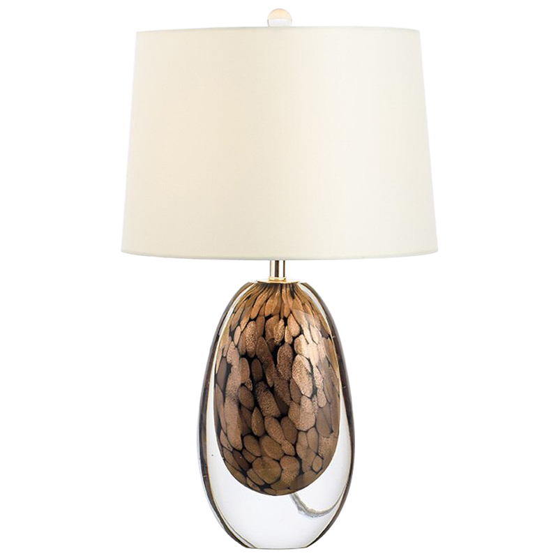 Настольная Crystal Table Lamp Brown Glass Прозрачное Стекло Бежевый Коричневый Настольная Crystal Table Lamp Brown Glass Прозрачное Стекло Бежевый Коричневый в Орле | Loft Concept