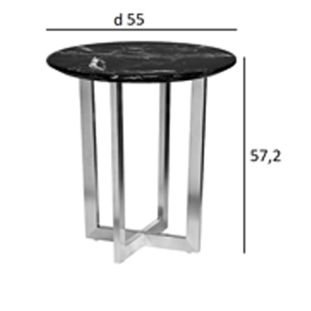 Столик журнальный круглый с белый столешницей Marsali Coffee Table Столик журнальный круглый с белый столешницей Marsali Coffee Table в Орле