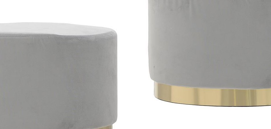 Пуф Golden Belt Gray Pastel Пуф Golden Belt Gray Pastel - Loft-Concept в Орле