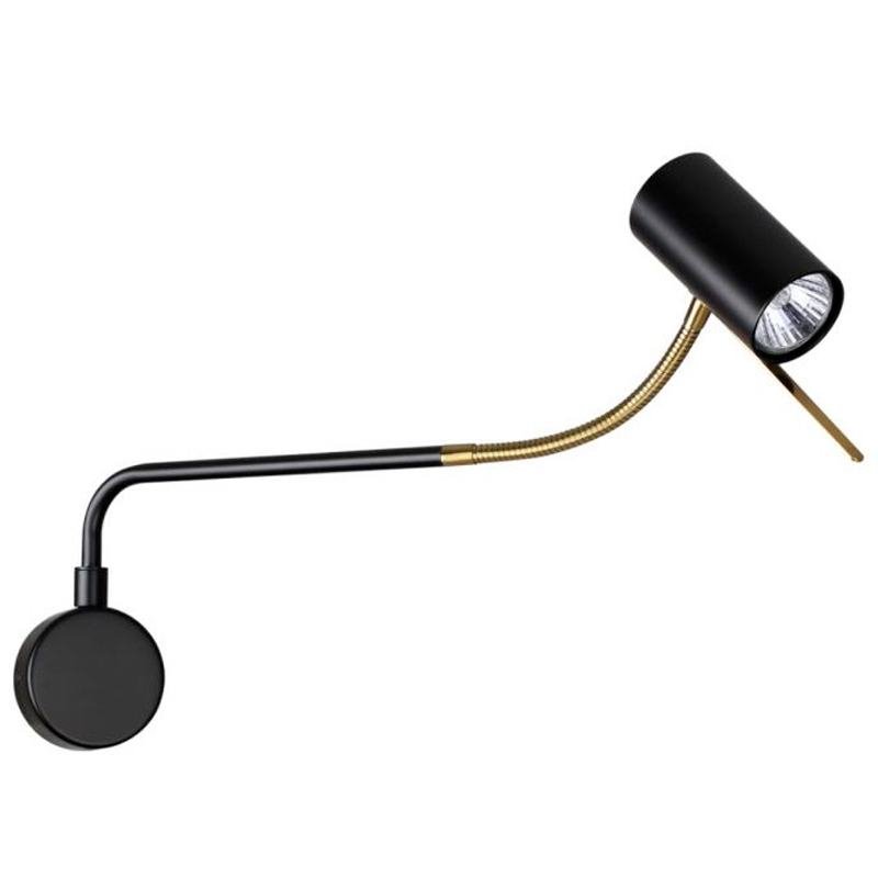 Гибкое бра Trumpet Wall Lamp Брозна Бронза Черный Гибкое бра Trumpet Wall Lamp Брозна Бронза Черный в Орле | Loft Concept