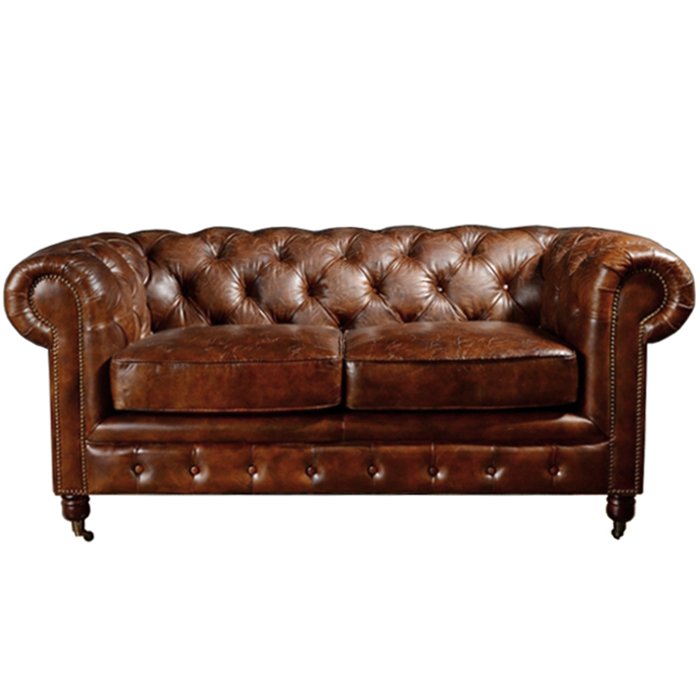 Диван Chesterfield Rebel Sofa Leather Brown 170 Коричневый Диван Chesterfield Rebel Sofa Leather Brown 170 Коричневый в Орле | Loft Concept