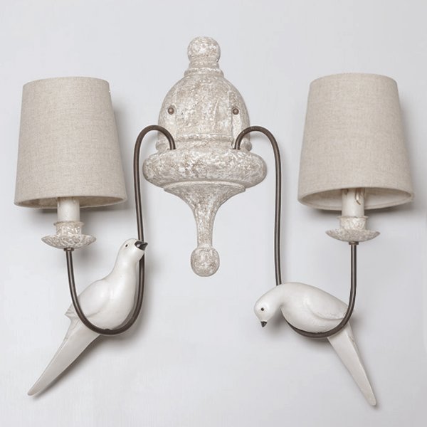 Бра Norman Bird Wall Lamp double ivory ( слоновая кость ) Бра Norman Bird Wall Lamp double ivory ( слоновая кость ) в Орле | Loft Concept
