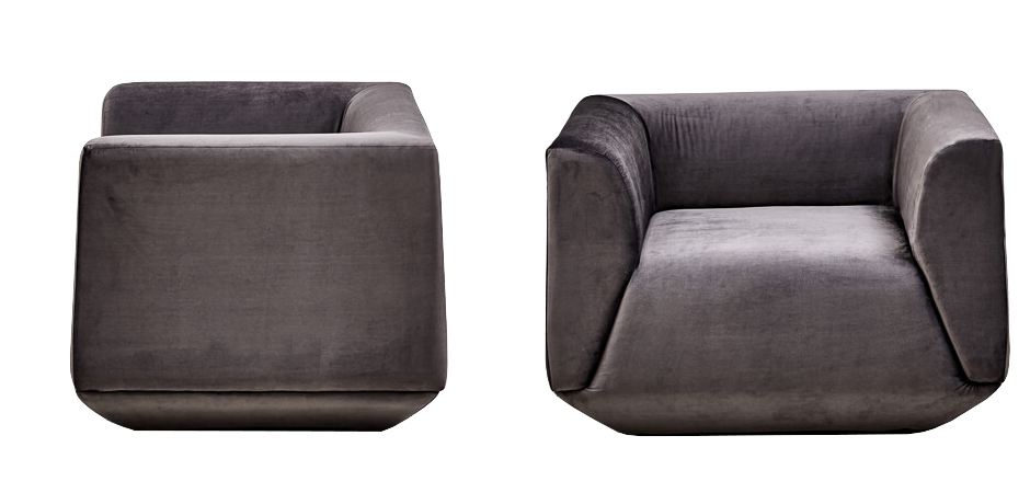 Armchair Cube Gray Lilac Большое Кресло Куб Armchair Cube Gray Lilac Большое Кресло Куб - Loft-Concept в Орле