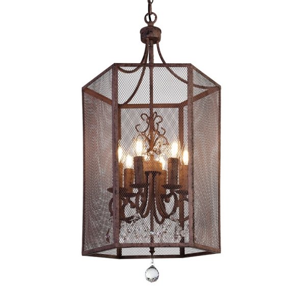 Люстра Roast Metal Chandelier 6 Square Коричневый Люстра Roast Metal Chandelier 6 Square Коричневый в Орле | Loft Concept